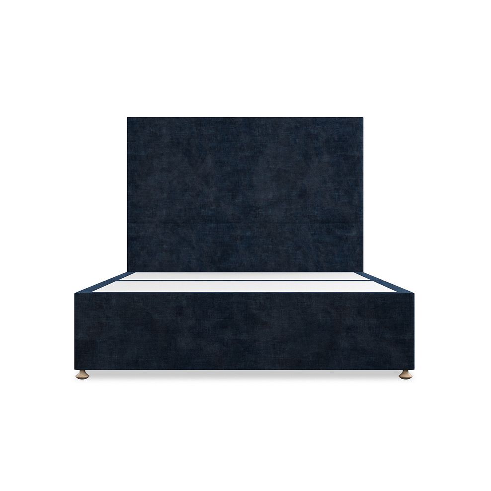 Penzance King-Size Divan Bed in Heritage Velvet - Royal Blue 3