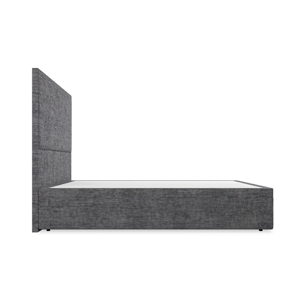 Penzance King-Size Storage Ottoman Bed in Brooklyn Fabric - Asteroid Grey 5