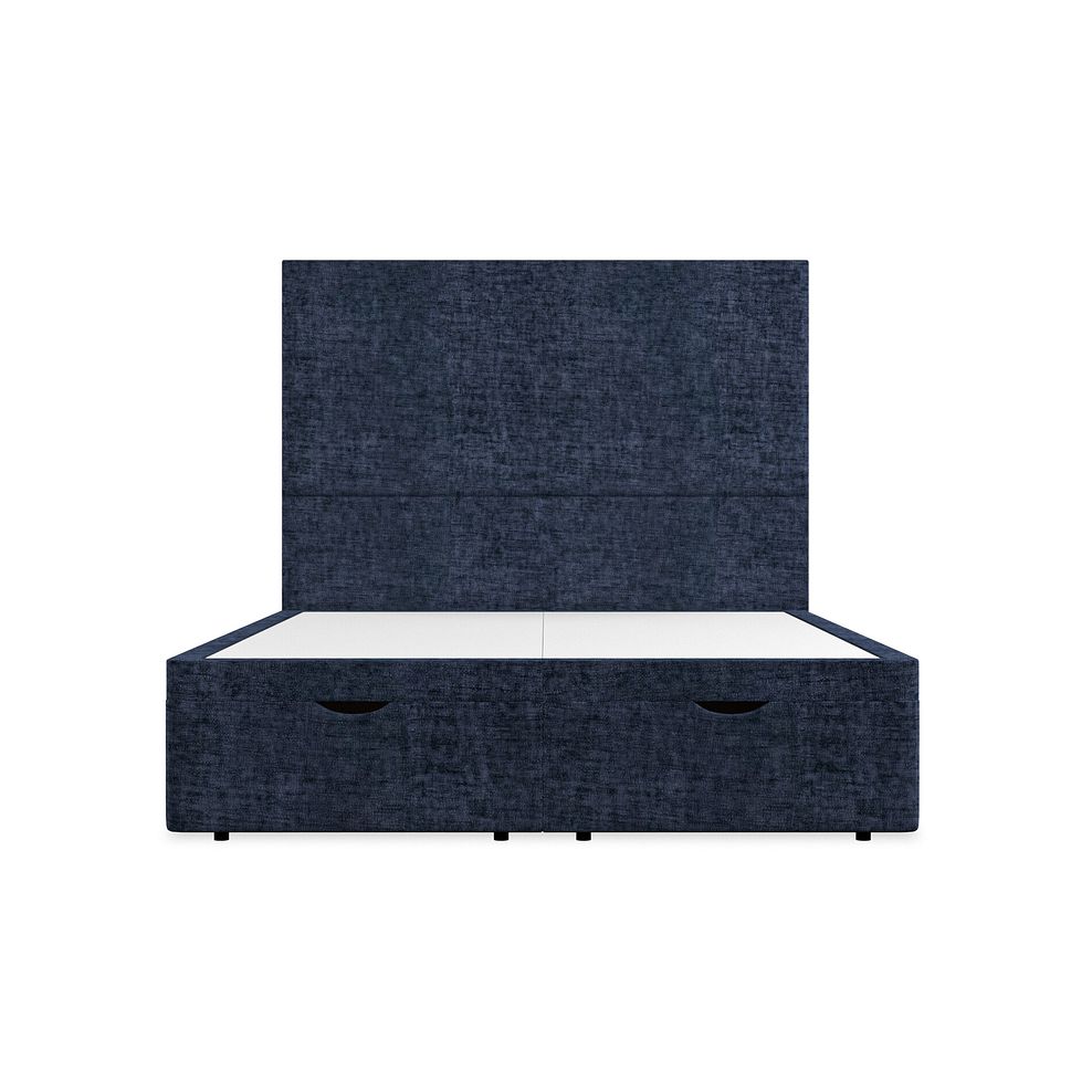 Penzance King-Size Storage Ottoman Bed in Brooklyn Fabric - Hummingbird Blue 4