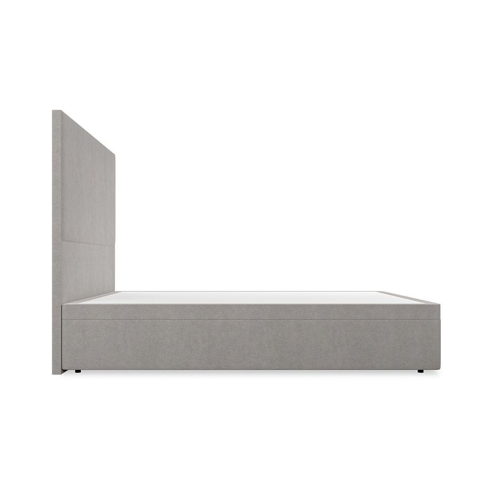 Penzance King-Size Storage Ottoman Bed in Venice Fabric - Grey 5