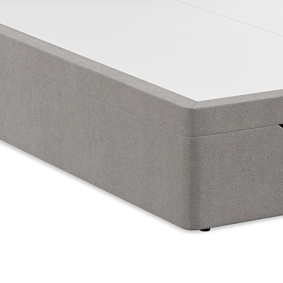 Penzance King-Size Storage Ottoman Bed in Venice Fabric - Grey 7