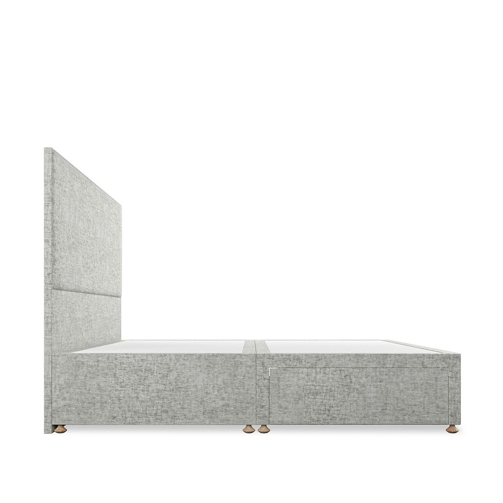 Penzance Super King-Size 2 Drawer Divan Bed in Brooklyn Fabric - Fallow Grey 4