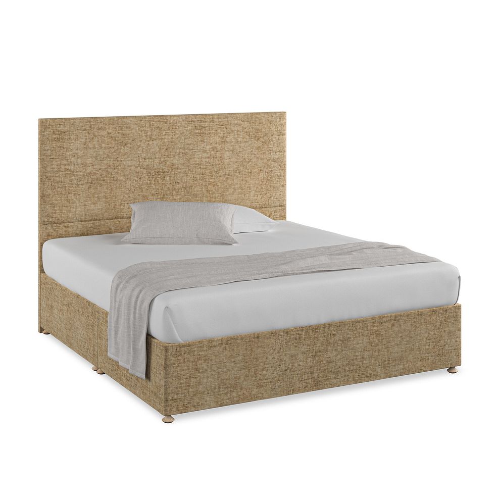 Penzance Super King-Size 2 Drawer Divan Bed in Brooklyn Fabric - Saturn Mink 1