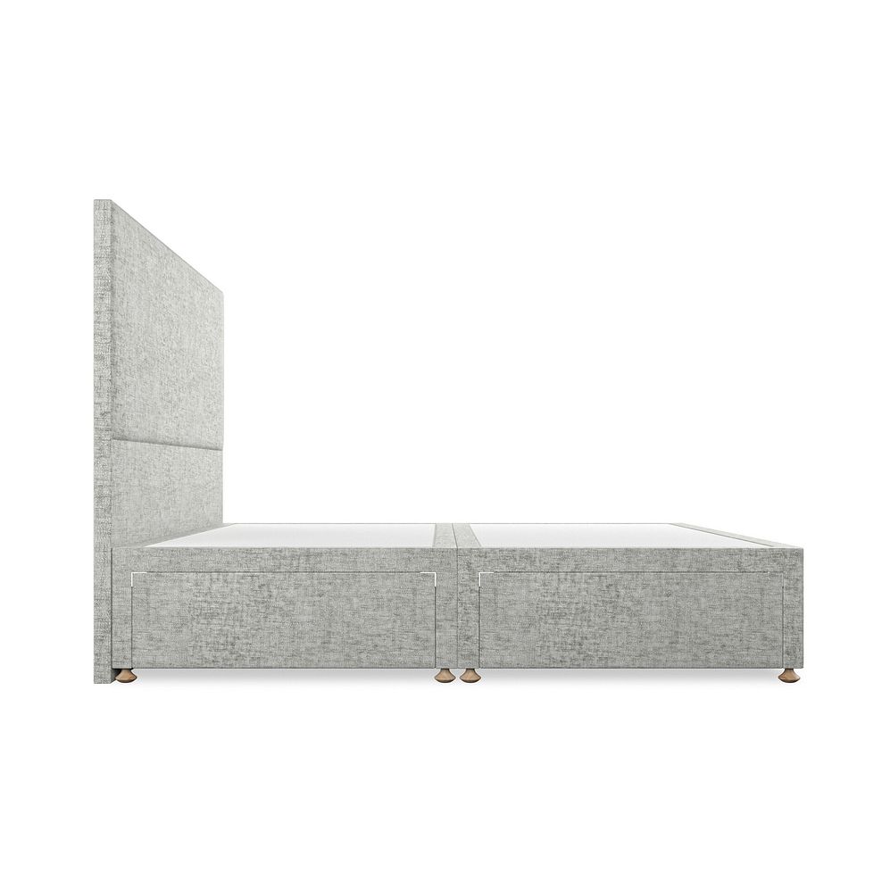 Penzance Super King-Size 4 Drawer Divan Bed in Brooklyn Fabric - Fallow Grey 4