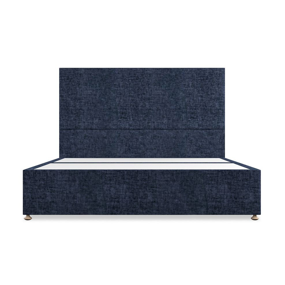 Penzance Super King-Size 4 Drawer Divan Bed in Brooklyn Fabric - Hummingbird Blue 3