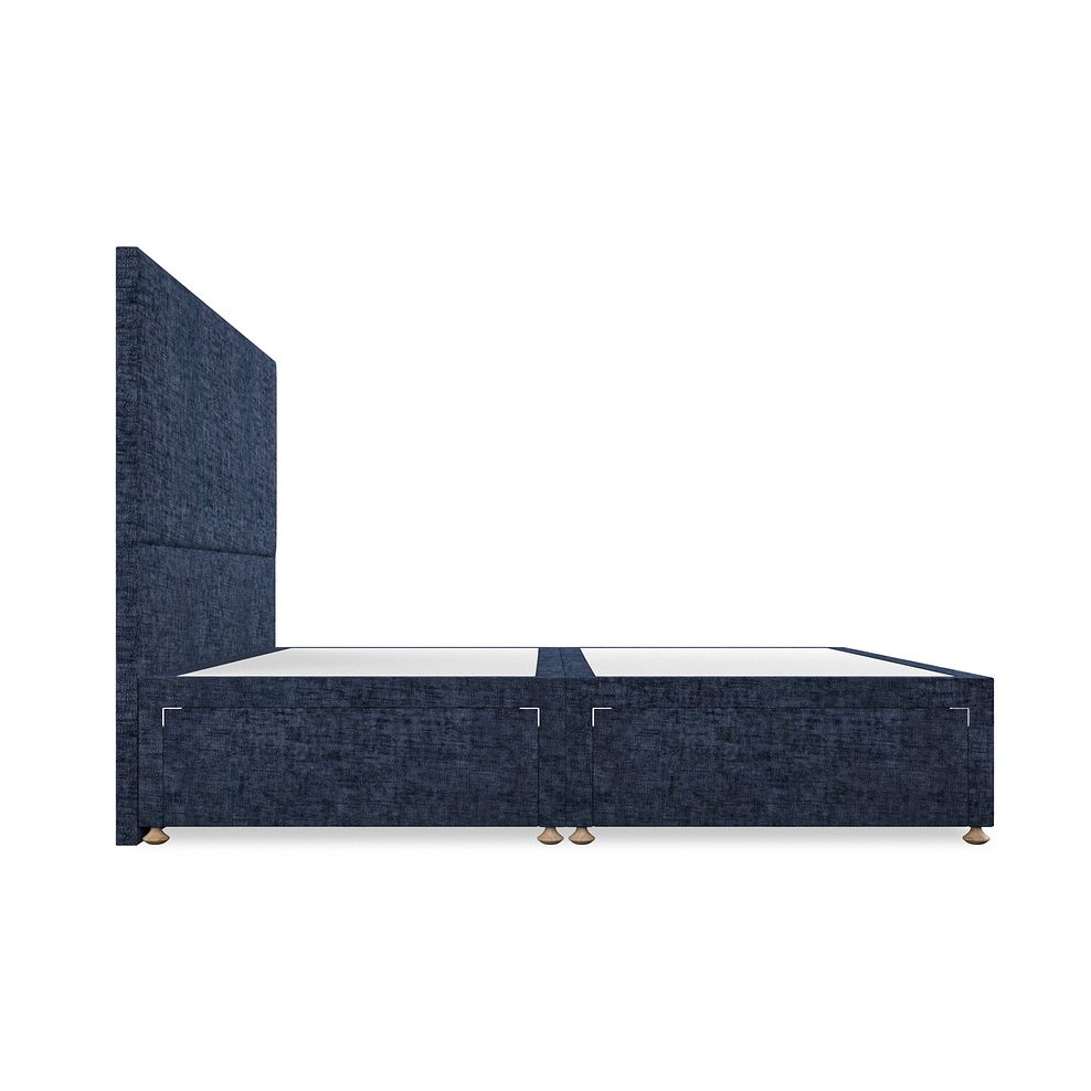 Penzance Super King-Size 4 Drawer Divan Bed in Brooklyn Fabric - Hummingbird Blue 4