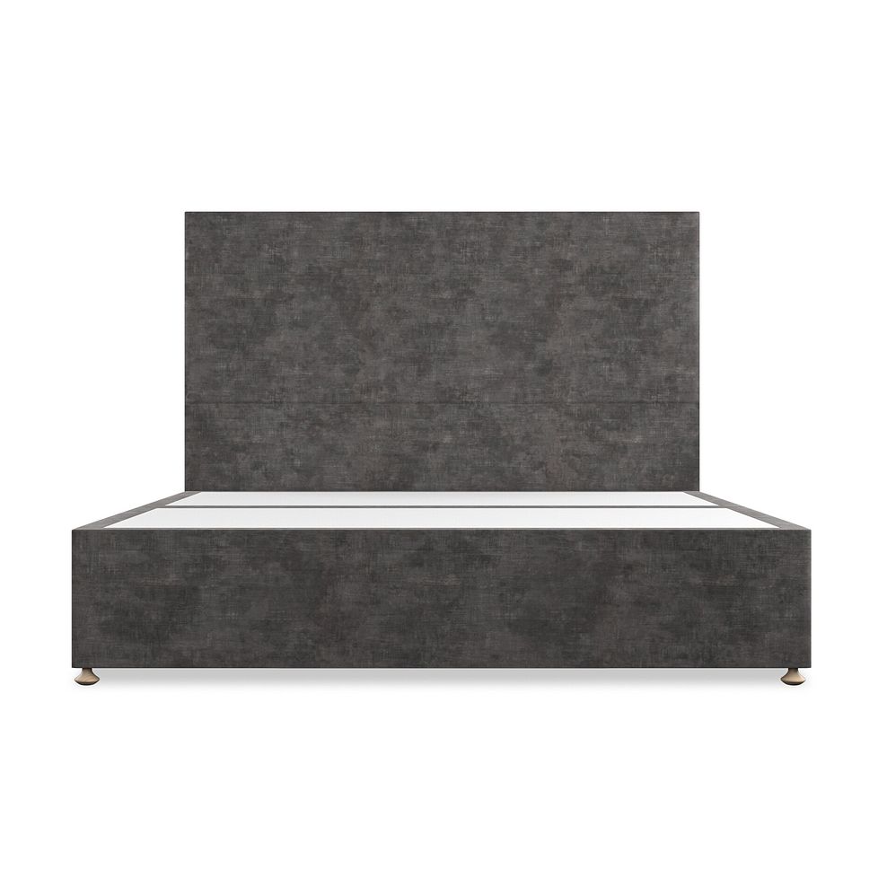 Penzance Super King-Size 4 Drawer Divan Bed in Heritage Velvet - Steel 3