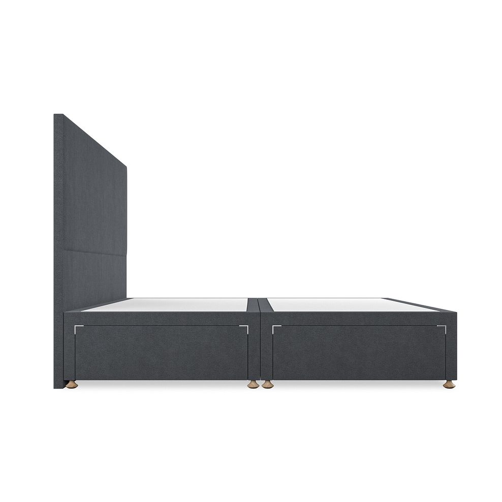 Penzance Super King-Size 4 Drawer Divan Bed in Venice Fabric - Anthracite 4