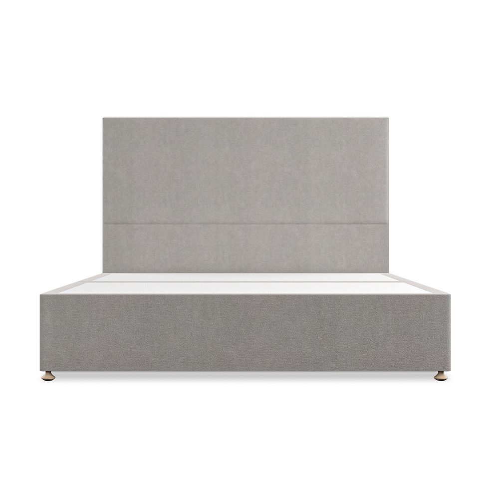Penzance Super King-Size 4 Drawer Divan Bed in Venice Fabric - Grey 3