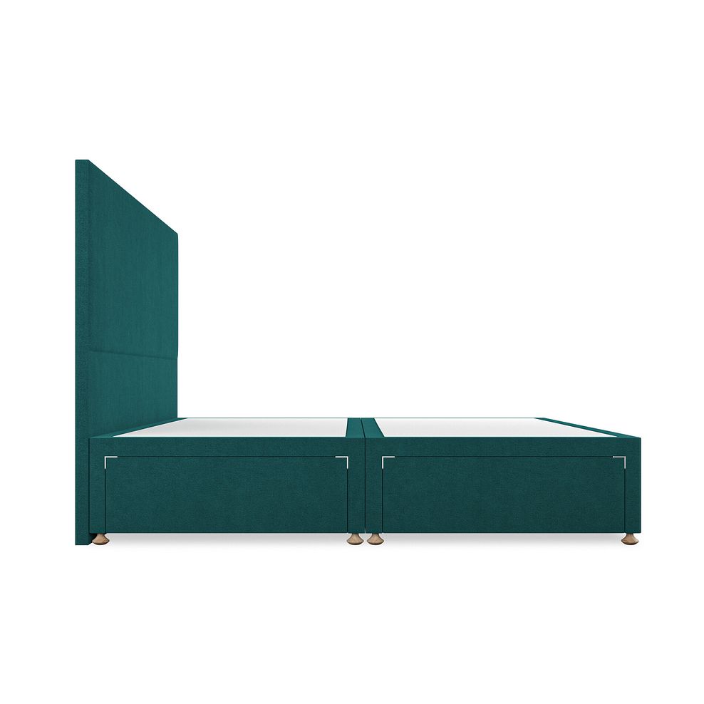 Penzance Super King-Size 4 Drawer Divan Bed in Venice Fabric - Teal 4