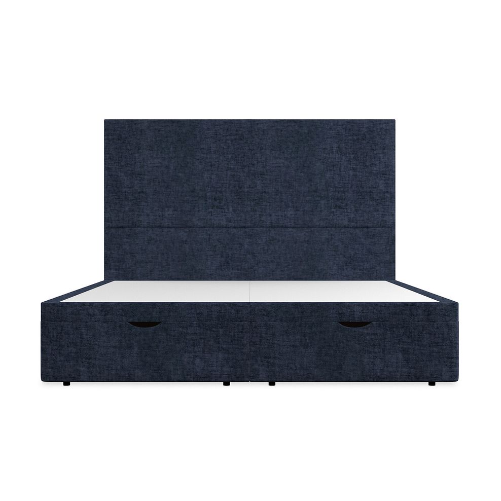 Penzance Super King-Size Storage Ottoman Bed in Brooklyn Fabric - Hummingbird Blue 4