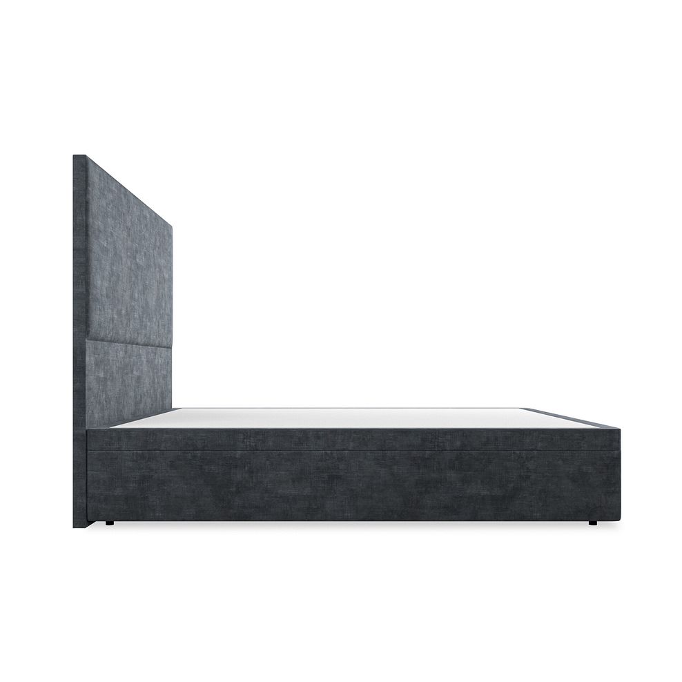 Penzance Super King-Size Storage Ottoman Bed in Heritage Velvet - Charcoal 5