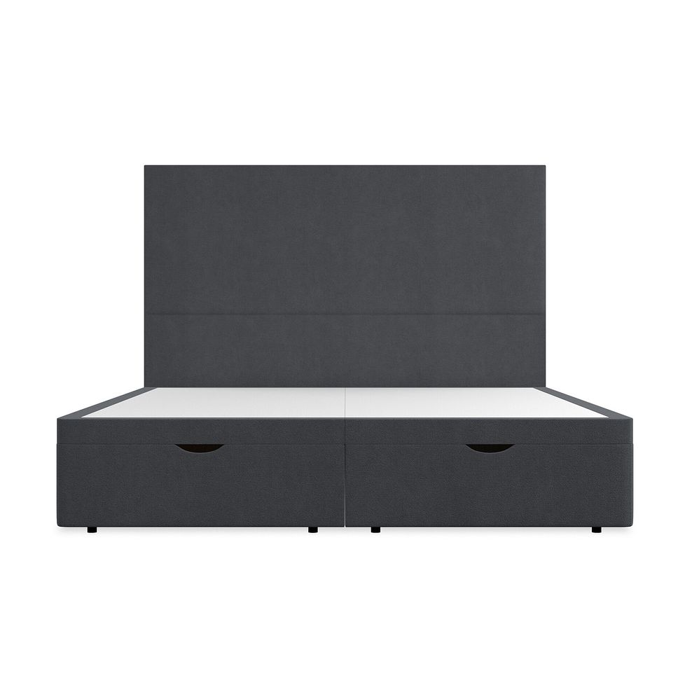 Penzance Super King-Size Storage Ottoman Bed in Venice Fabric - Anthracite 4