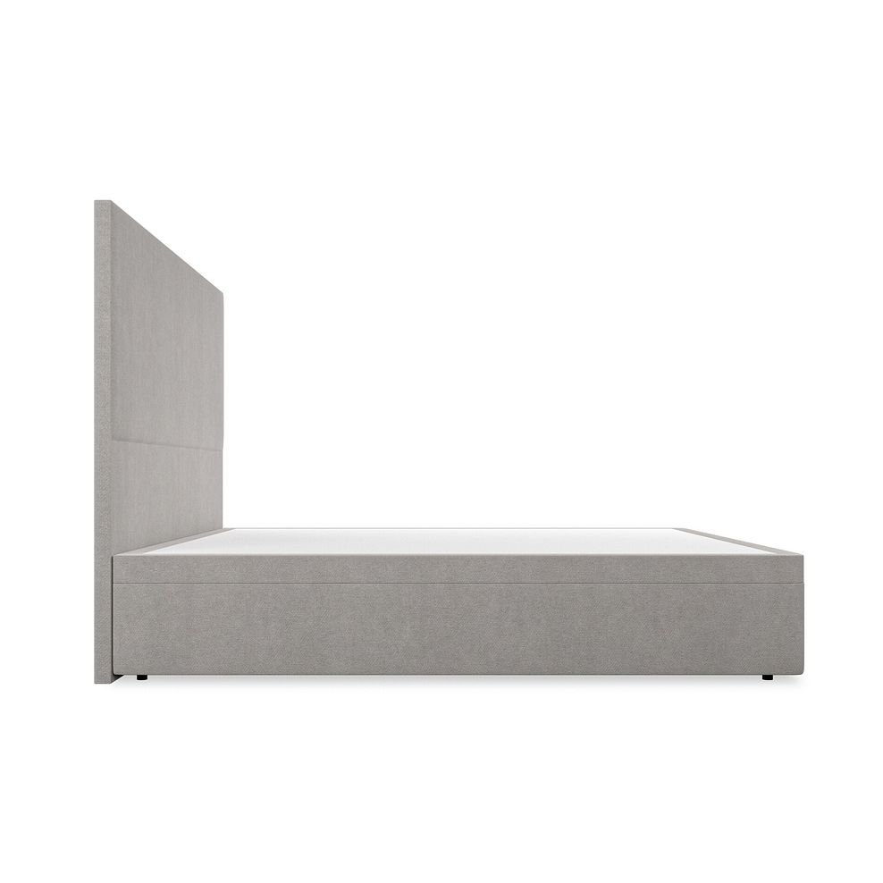 Penzance Super King-Size Storage Ottoman Bed in Venice Fabric - Grey 5