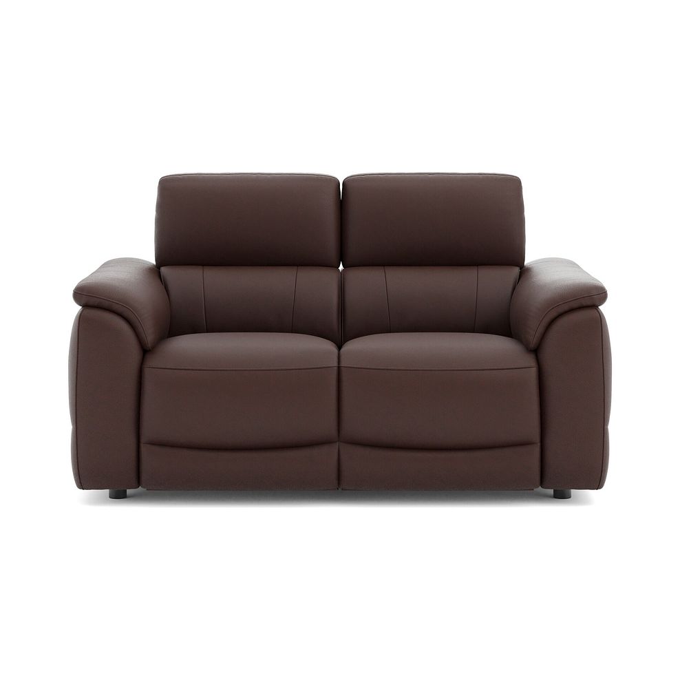 Phoenix 2 Seater Power Recliner Sofa in  Chestnut Leather 2