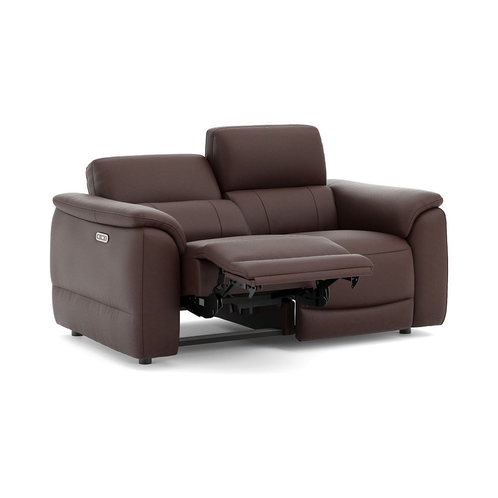 Phoenix 2 Seater Power Recliner Sofa in  Chestnut Leather 3