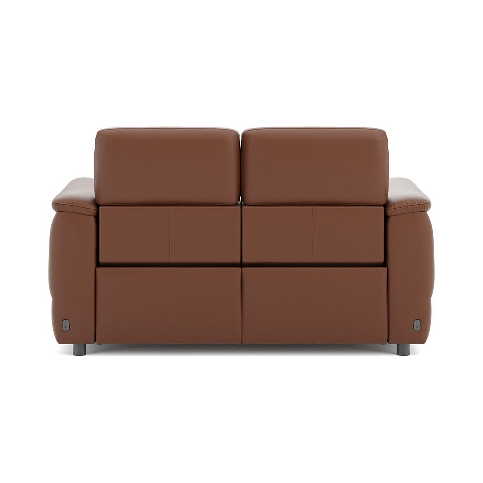 Phoenix 2 Seater Power Recliner Sofa in  Cognac Leather 6