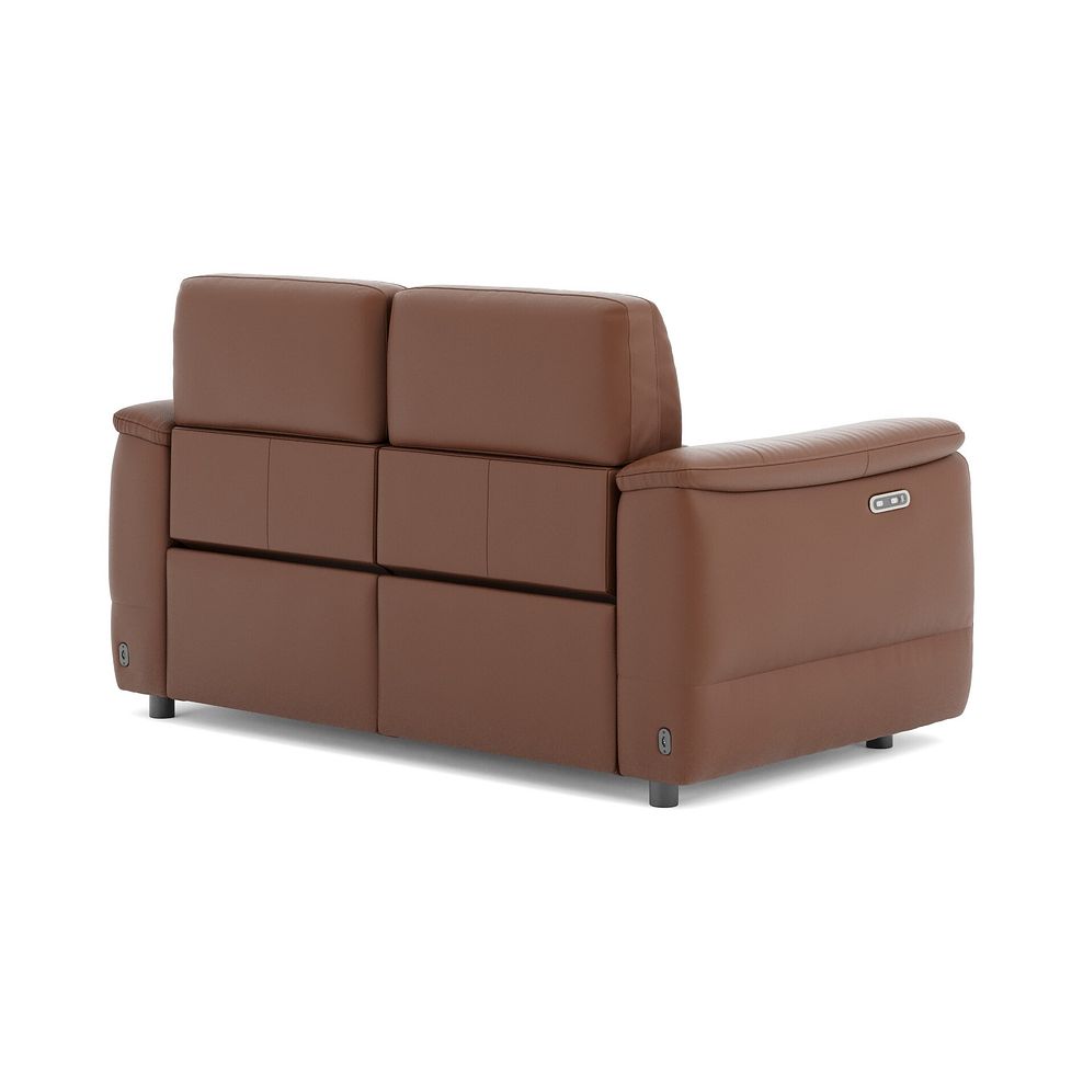 Phoenix 2 Seater Power Recliner Sofa in  Cognac Leather 5