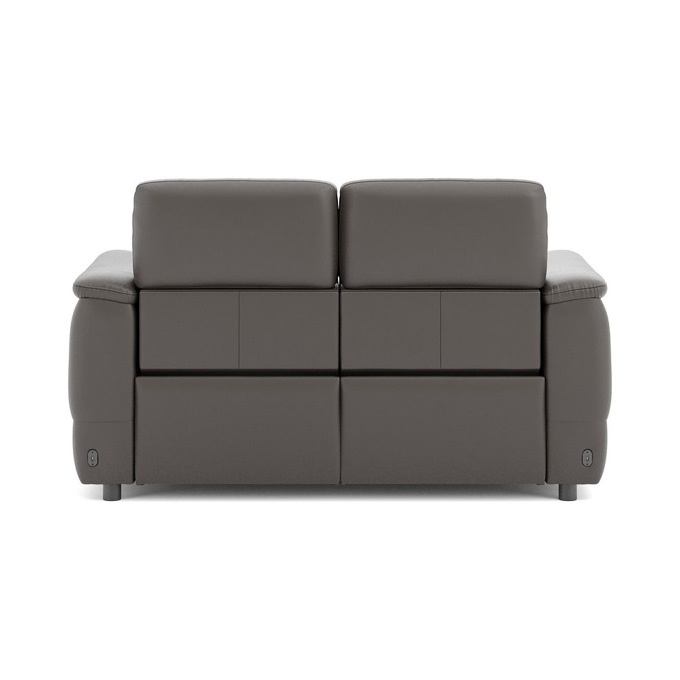 Phoenix 2 Seater Power Recliner Sofa in  Elephant Grey Leather 6