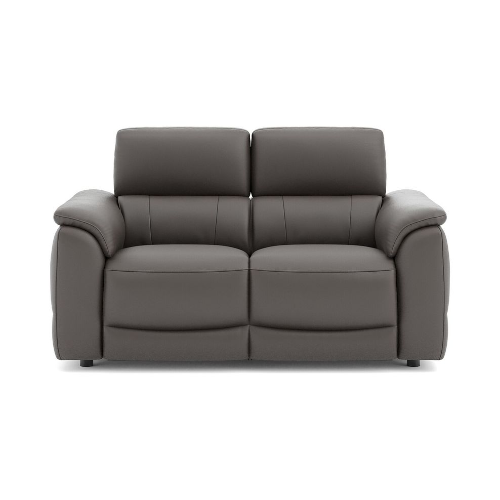 Phoenix 2 Seater Power Recliner Sofa in  Elephant Grey Leather 2