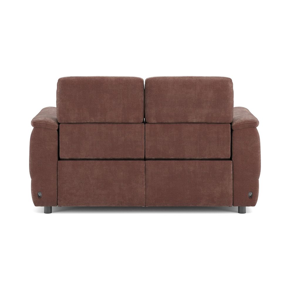 Phoenix 2 Seater Power Recliner Sofa in  Manhattan Burnt Sienna Fabric 6