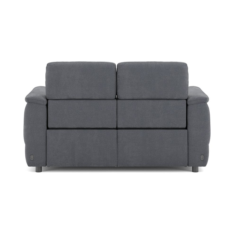 Phoenix 2 Seater Power Recliner Sofa in  Manhattan Charcoal Fabric 6