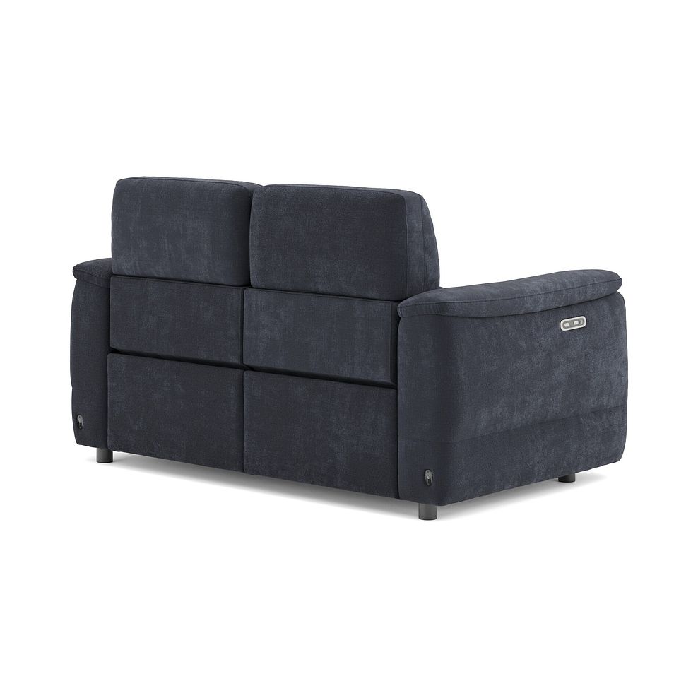 Phoenix 2 Seater Power Recliner Sofa in  Manhattan Indigo Fabric 5