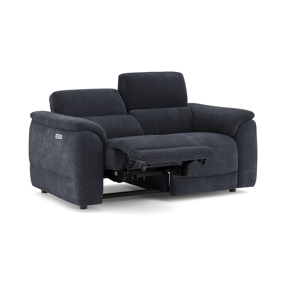 Phoenix 2 Seater Power Recliner Sofa in  Manhattan Indigo Fabric 3