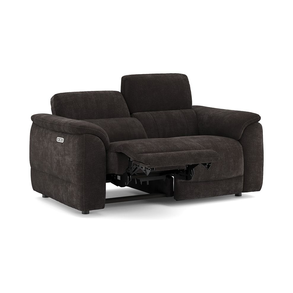 Phoenix 2 Seater Power Recliner Sofa in  Manhattan Mushroom Fabric 3