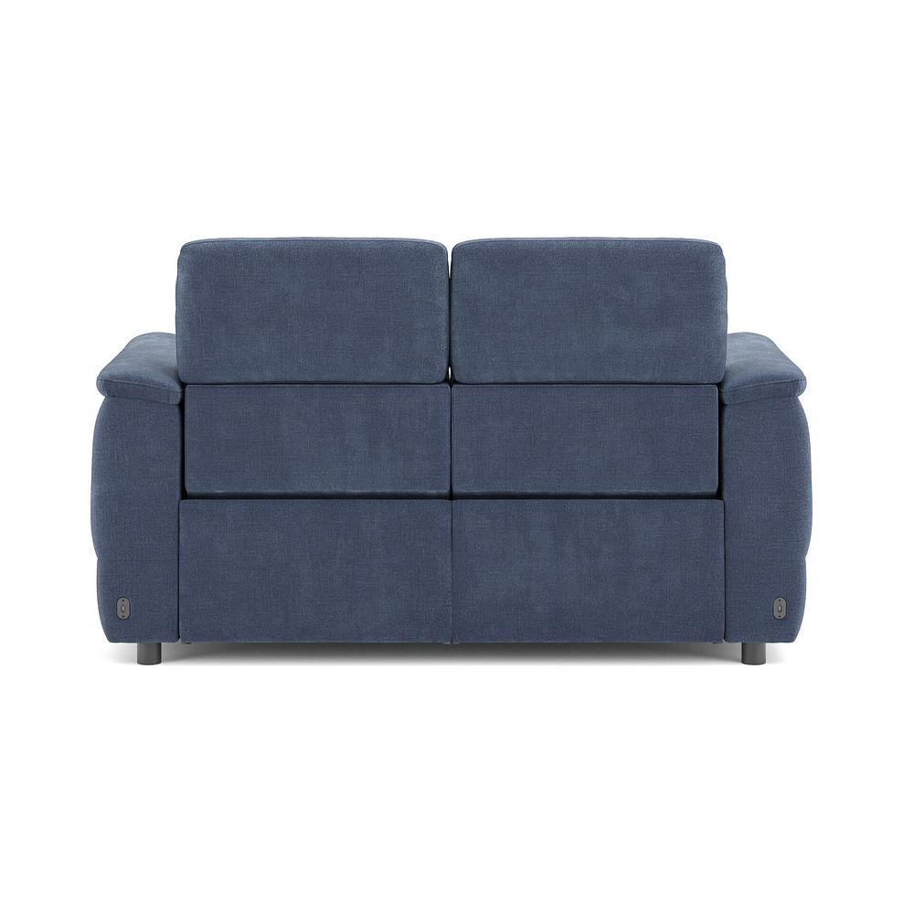 Phoenix 2 Seater Power Recliner Sofa in  Manhattan Navy Fabric 6