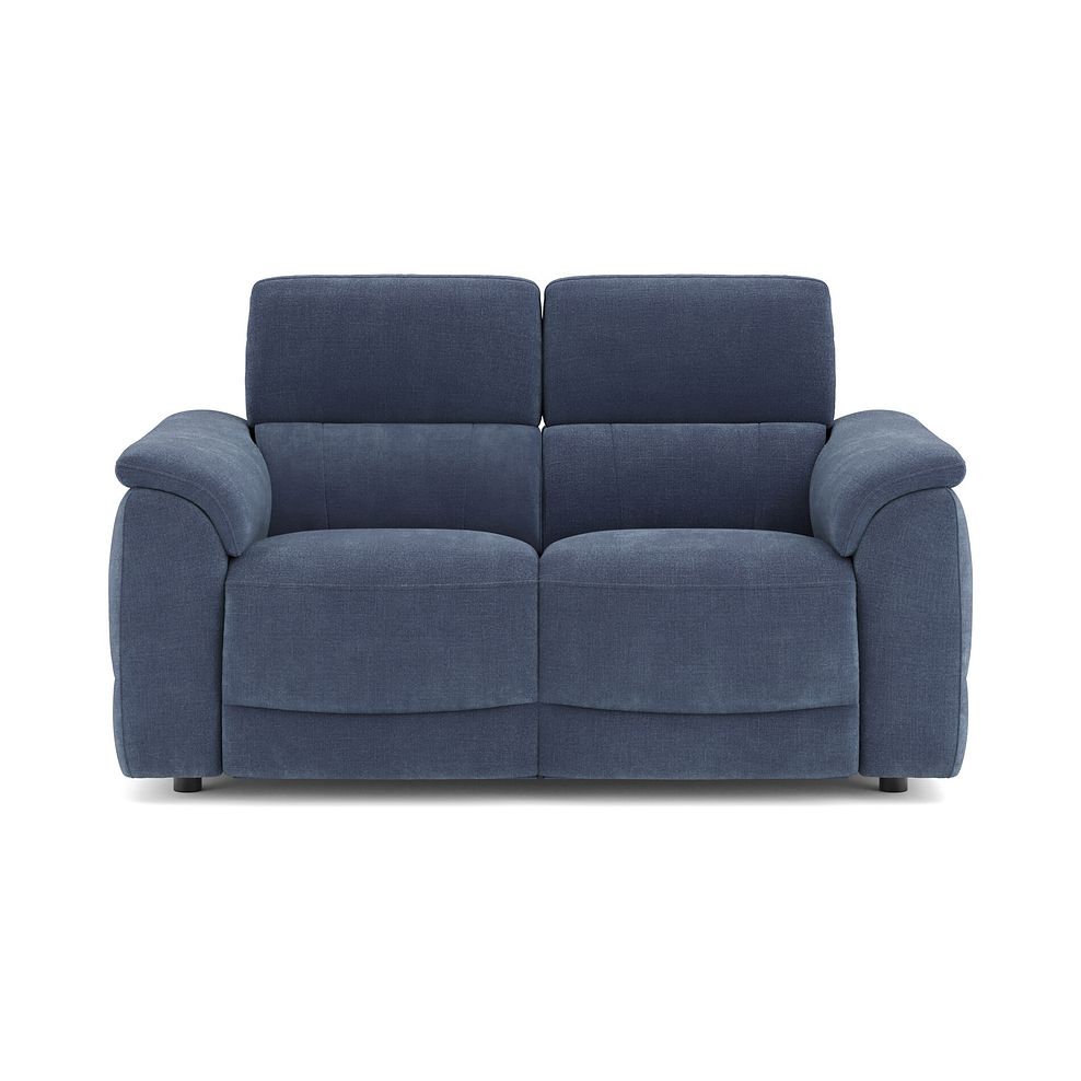 Phoenix 2 Seater Power Recliner Sofa in  Manhattan Navy Fabric 2