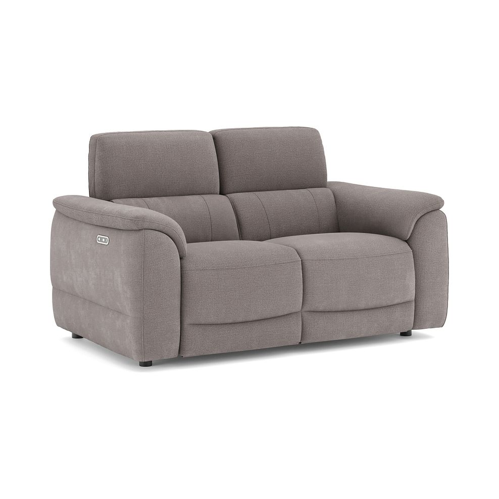 Phoenix 2 Seater Power Recliner Sofa in  Manhattan Nutmeg Fabric 1