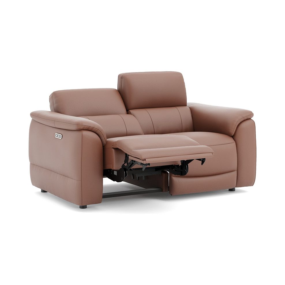 Phoenix 2 Seater Power Recliner Sofa in  Mocha Mousse Leather 3