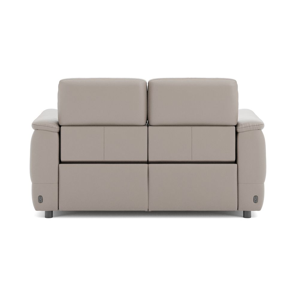 Phoenix 2 Seater Power Recliner Sofa in  Oyster Leather 6