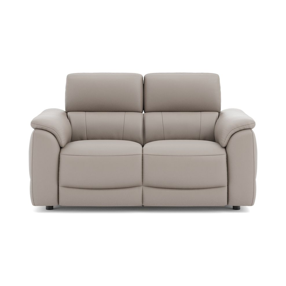 Phoenix 2 Seater Power Recliner Sofa in  Oyster Leather 2