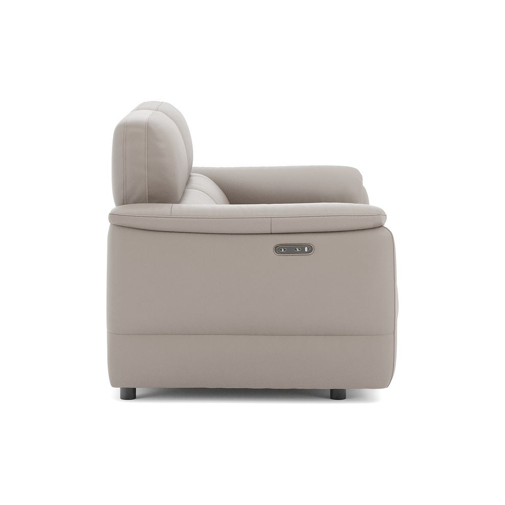 Phoenix 2 Seater Power Recliner Sofa in  Oyster Leather 4