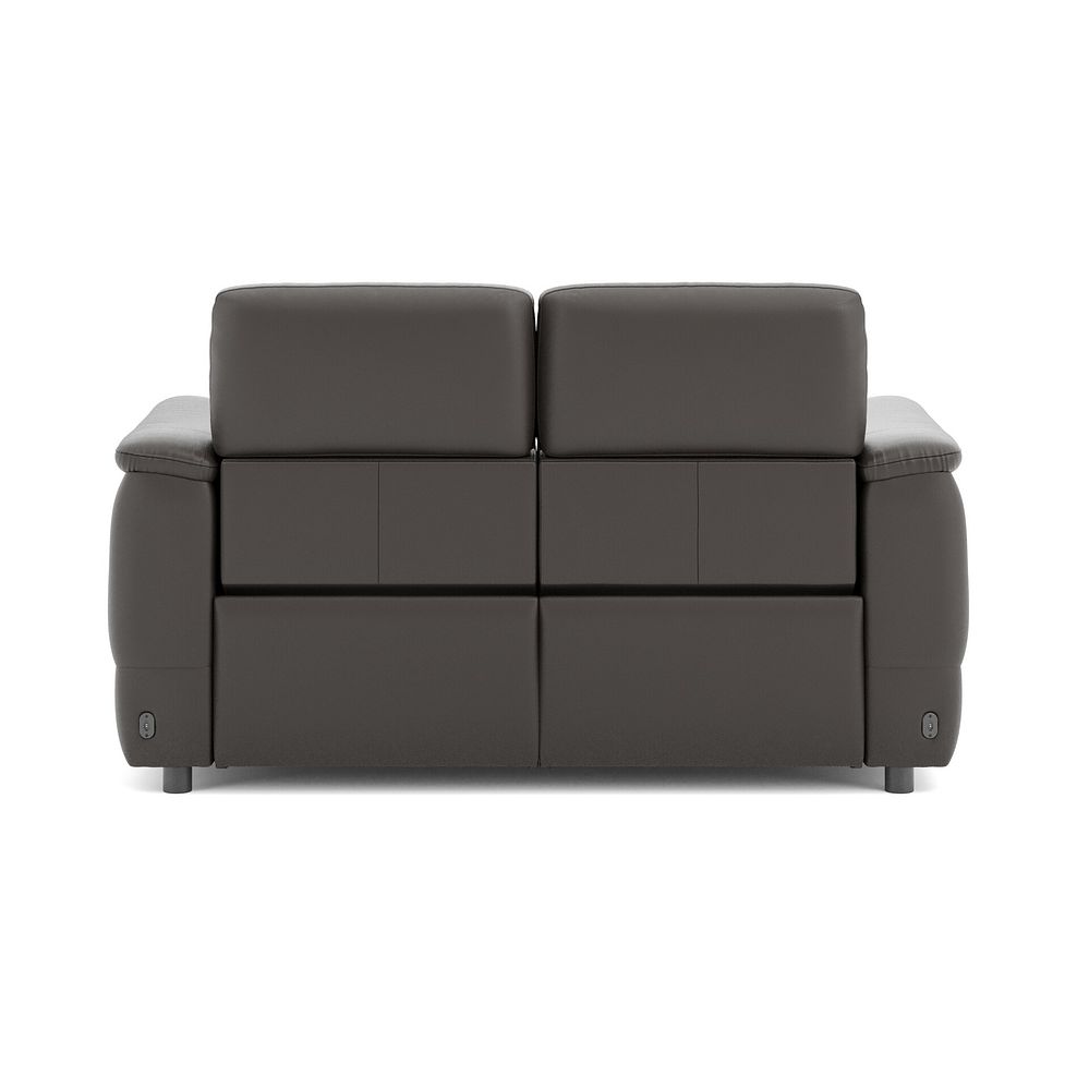 Phoenix 2 Seater Power Recliner Sofa in  Storm Leather 6