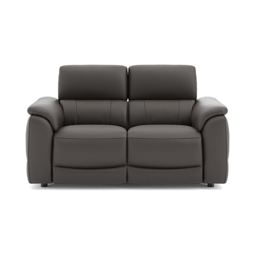 Phoenix 2 Seater Power Recliner Sofa in  Storm Leather 2