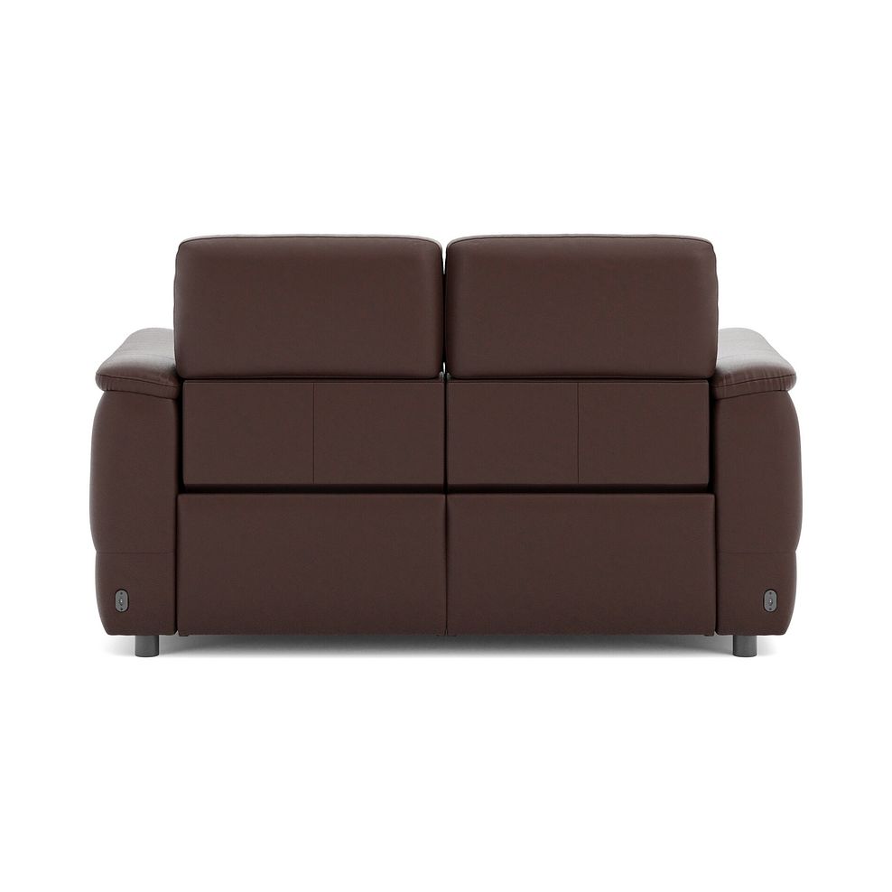 Phoenix 2 Seater Power Recliner Sofa with Adjustable Power Headrests and Speakers in  Chestnut Leather 6