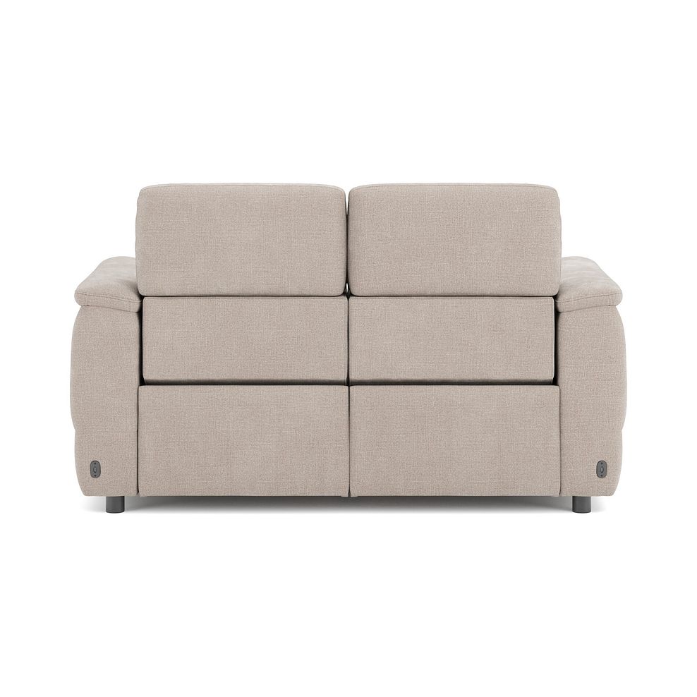 Phoenix 2 Seater Power Recliner Sofa with Adjustable Power Headrests and Speakers in  Manhattan Cotton Fabric 6