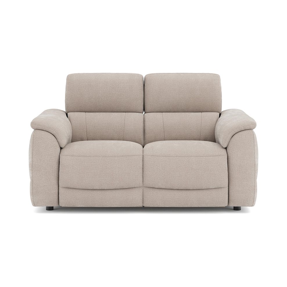 Phoenix 2 Seater Power Recliner Sofa with Adjustable Power Headrests and Speakers in  Manhattan Cotton Fabric 2