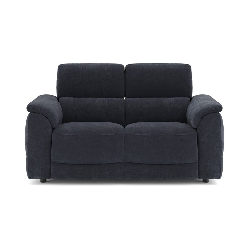 Phoenix 2 Seater Power Recliner Sofa with Adjustable Power Headrests and Speakers in  Manhattan Indigo Fabric 2