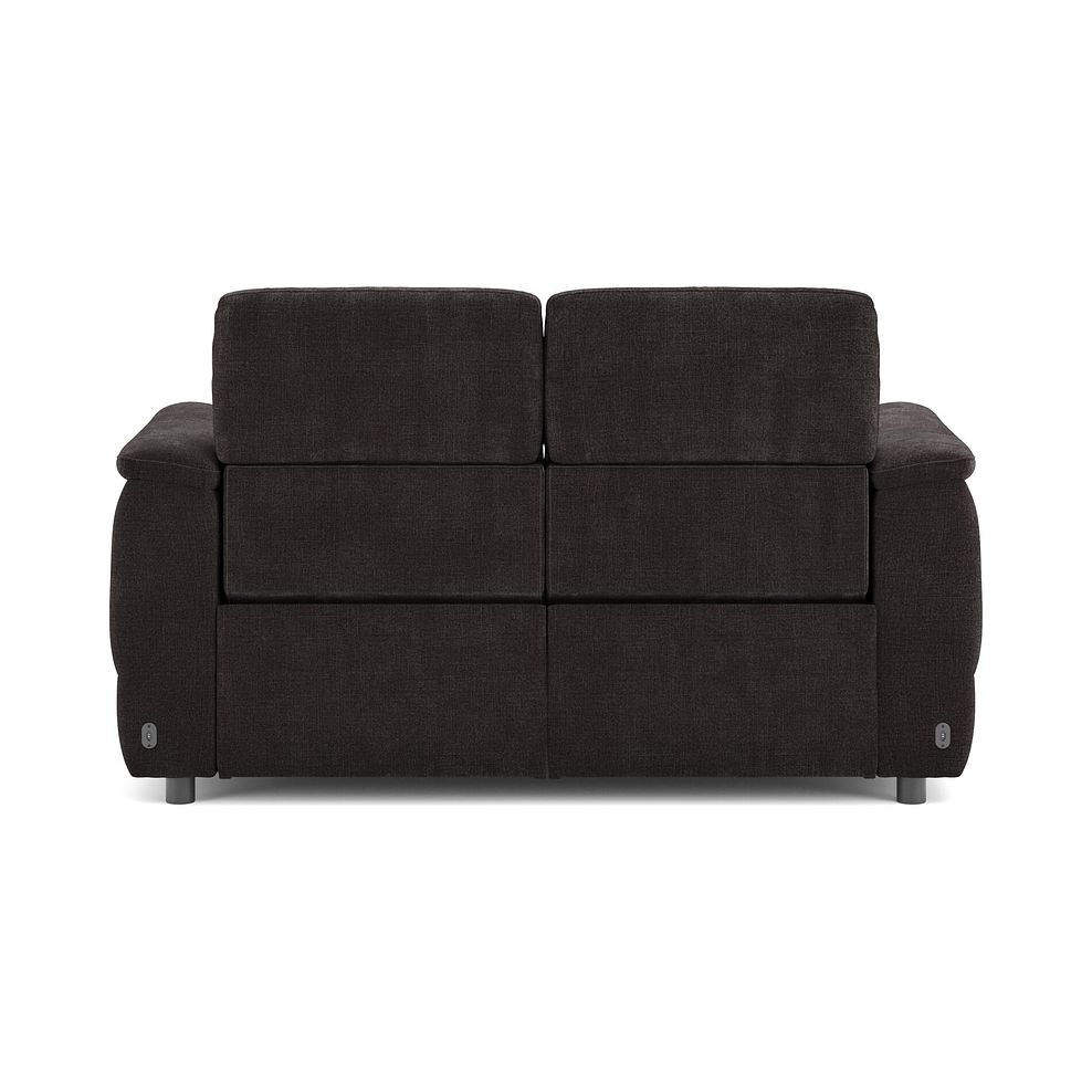 Phoenix 2 Seater Power Recliner Sofa with Adjustable Power Headrests and Speakers in  Manhattan Mushroom Fabric 6