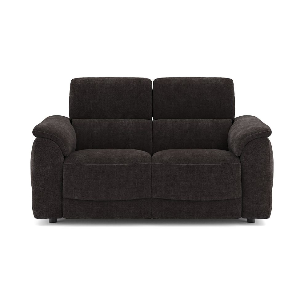 Phoenix 2 Seater Power Recliner Sofa with Adjustable Power Headrests and Speakers in  Manhattan Mushroom Fabric 2
