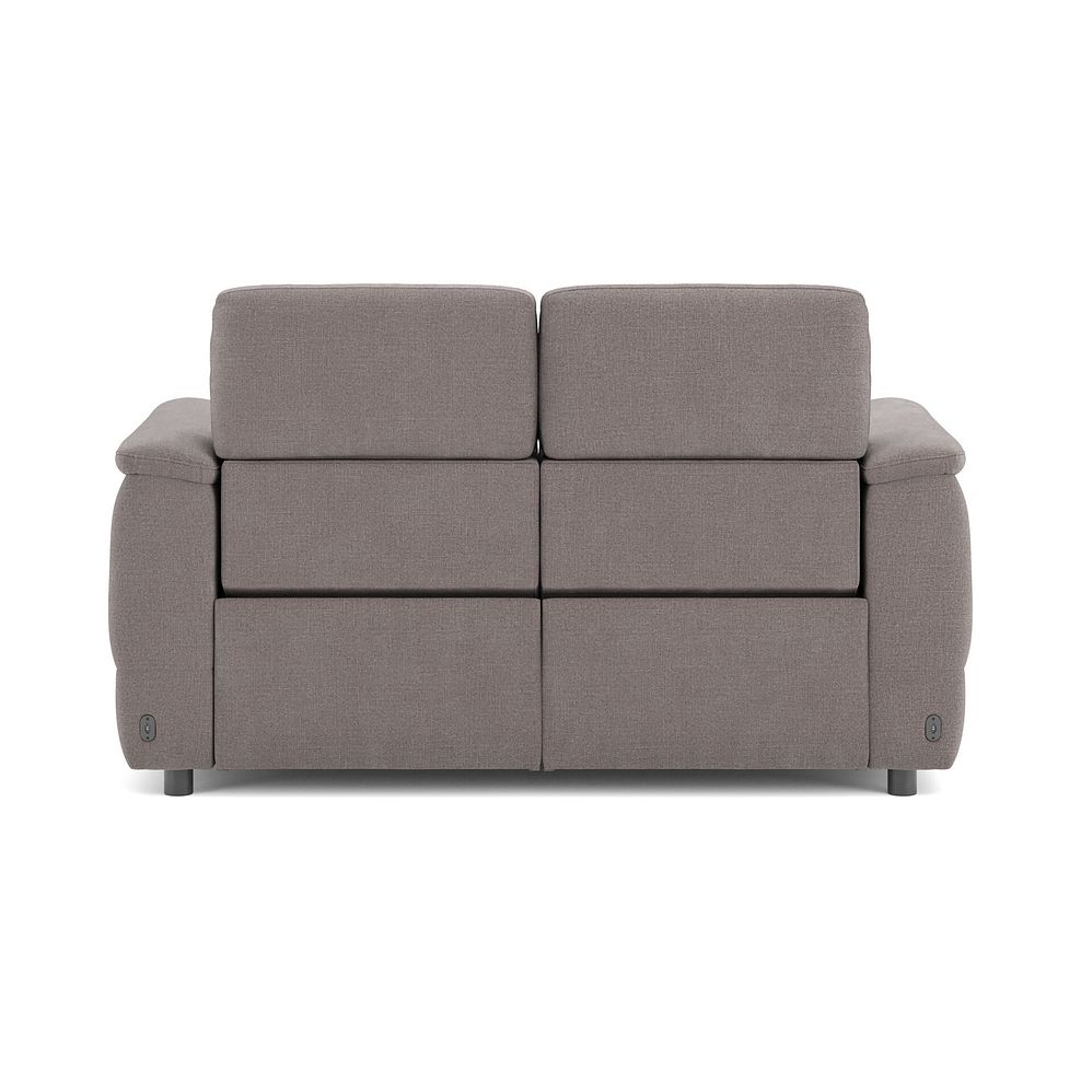 Phoenix 2 Seater Power Recliner Sofa with Adjustable Power Headrests and Speakers in  Manhattan Nutmeg Fabric 6