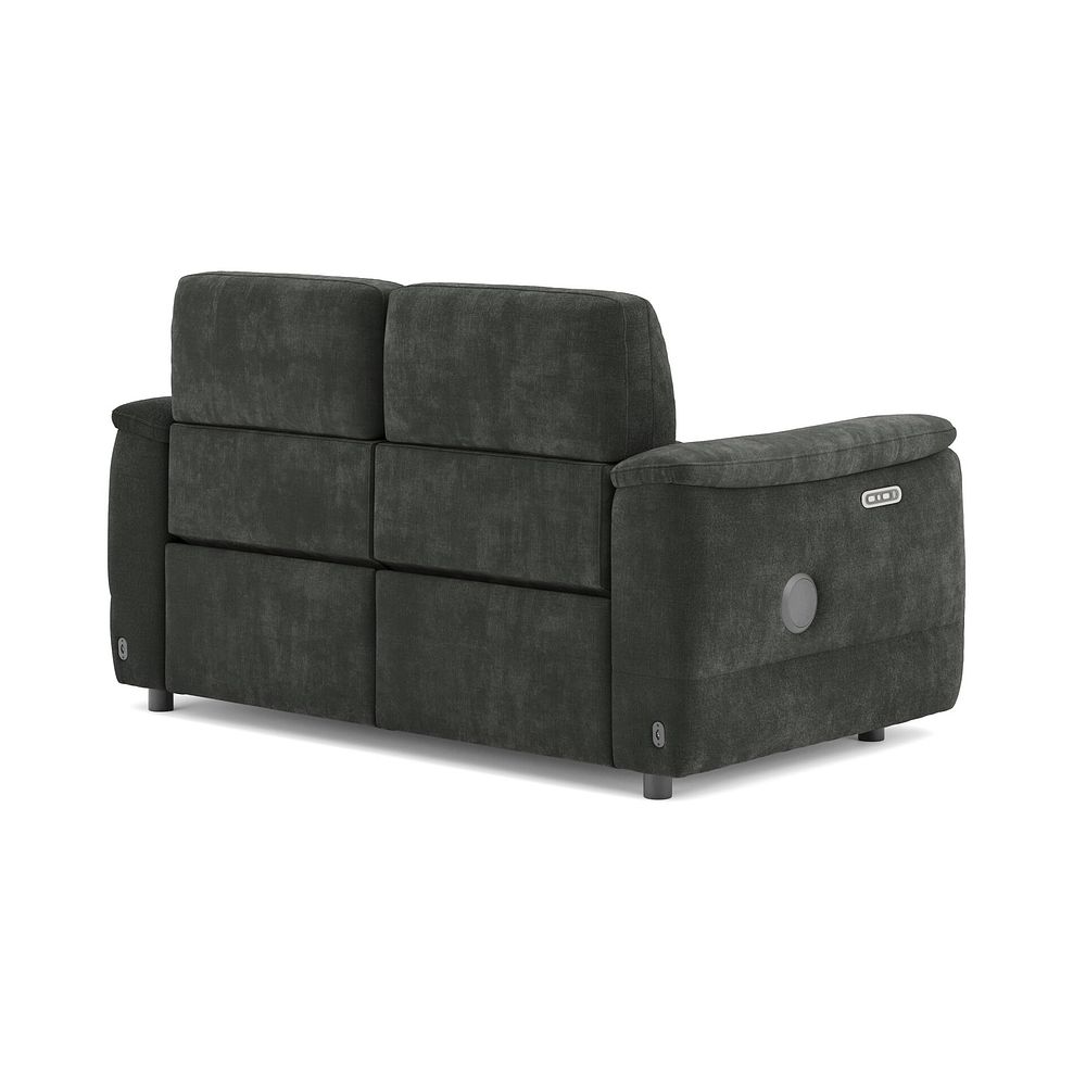 Phoenix 2 Seater Power Recliner Sofa with Adjustable Power Headrests and Speakers in  Manhattan Pine Fabric 5