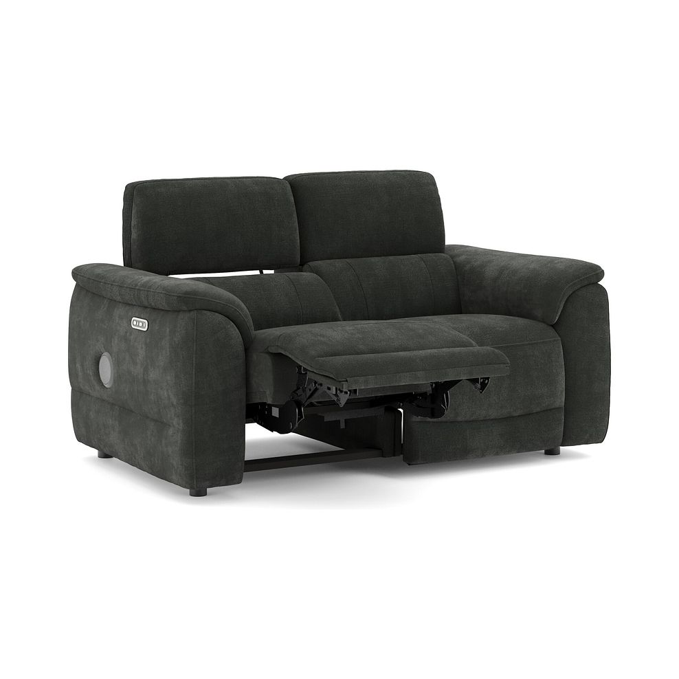 Phoenix 2 Seater Power Recliner Sofa with Adjustable Power Headrests and Speakers in  Manhattan Pine Fabric 3