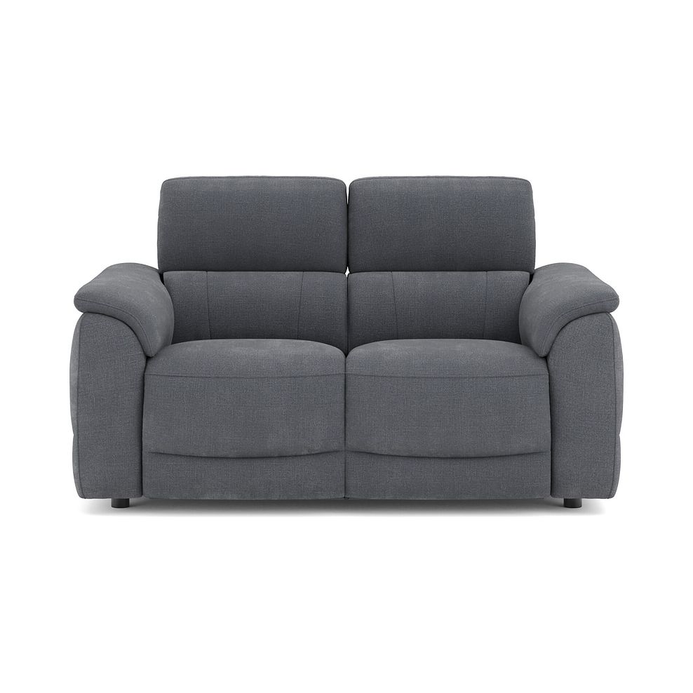 Phoenix 2 Seater Power Recliner Sofa with Adjustable Power Headrests in  Manhattan Charcoal Fabric 2