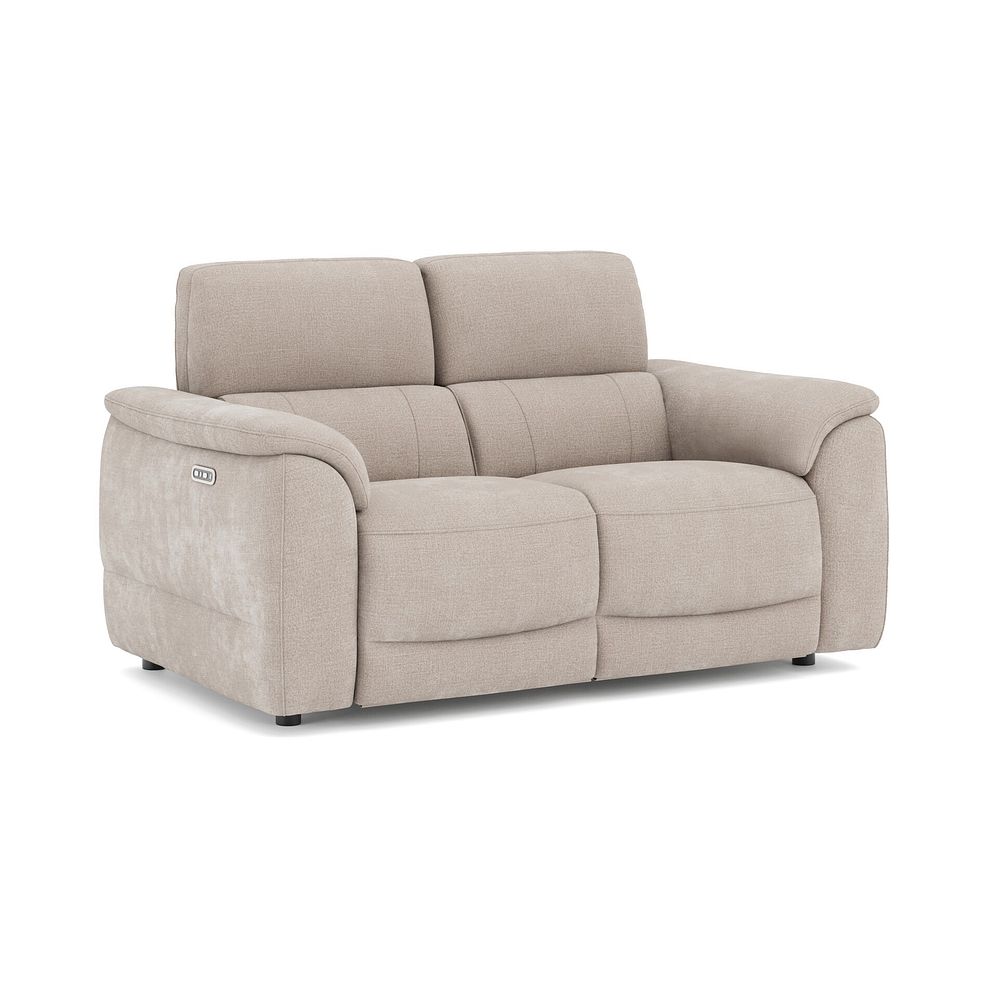 Phoenix 2 Seater Power Recliner Sofa with Adjustable Power Headrests in  Manhattan Cotton Fabric 1