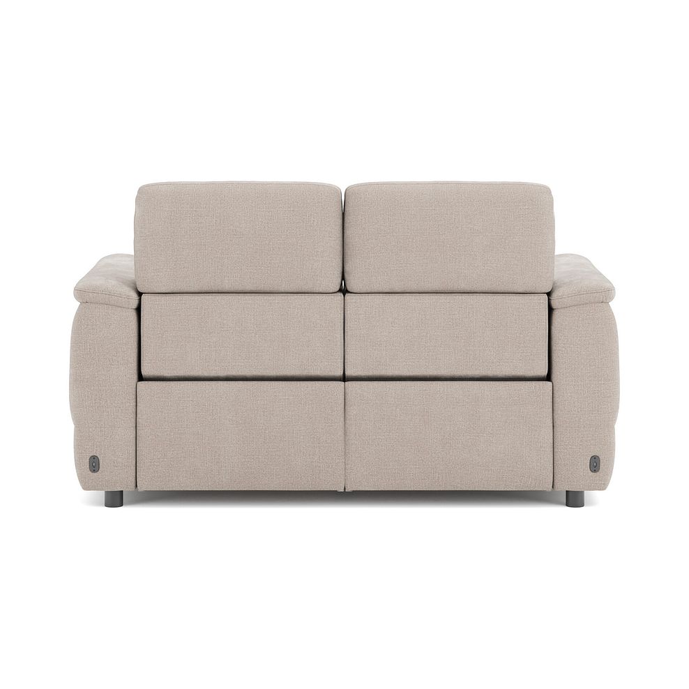 Phoenix 2 Seater Power Recliner Sofa with Adjustable Power Headrests in  Manhattan Cotton Fabric 6